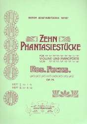 10 Fantasiestücke op.74 Band 1 -Robert Fuchs