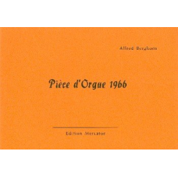 Pièce d'orgue 1966 -Alfred Berghorn