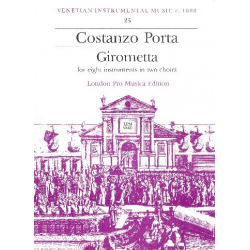Girometta for 8 instruments -Costanzo Porta