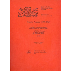 Cocardes Facsimile -Francis Poulenc