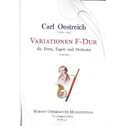 Variationen F-Dur für Horn Fagott und Orchester -Carl Oestreich