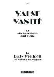 Valse Vanité for alto saxophone -Rudy Wiedoeft