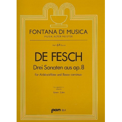 3 Sonaten aus op.8 -Willem de Fesch