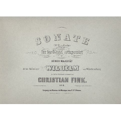 Sonate Es-Dur Nr.2 op.6 für Orgel -Christian Fink