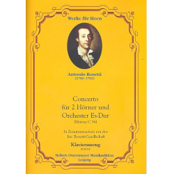 Konzert Es-Dur für 2 Hörner und Orchester -Francesco Antonio Rosetti (Rößler)