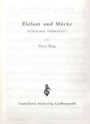 Elefant und Mücke für Piccolo, -Henri Adrien Louis Kling