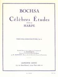 Célèbres études : pour harpe - Robert Nicolas-Charles Bochsa