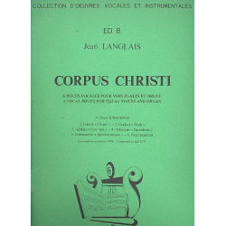 Corpus Christi pour choeur de femmes -Jean Langlais
