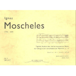 Tägliche Studien op.107 Band 1 (Nr.1-30) -Ignaz Moscheles