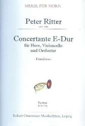 Concertante E-Dur für Horn, Violoncello -Peter Ritter