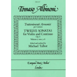 12 sonatas op.6 vol.2 (nos.5-8) -Tomaso Albinoni