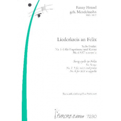 Liederkreis an Felix -Fanny Cecile Mendelssohn (Hensel)