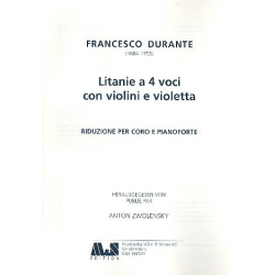 Litanie à 4 voci von violini e violetta -Francesco Durante