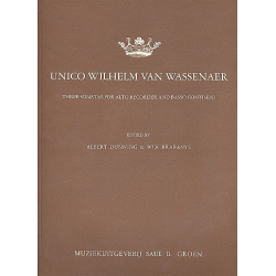 3 Sonatas -Unico Wilhelm van Wassenaer