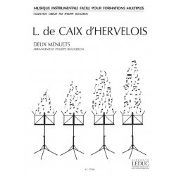 2 MENUETS : POUR FORMATIONS -Louis de Caix de Hervelois