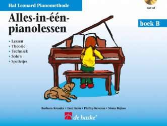 Alles - in - een - pianolessen vol.B (+CD) -Barbara Kreader