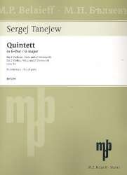 Quintett G-Dur op.14 für 2 Violinen, -Sergej Tanejew