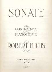 Sonate op.97 für Kontrabaß -Robert Fuchs