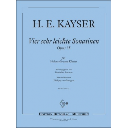 4 leichte Sonatinen op.35 für -Heinrich Ernst Kayser