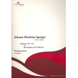Konzert c-Moll Nr.18 -Johann Mathias Sperger