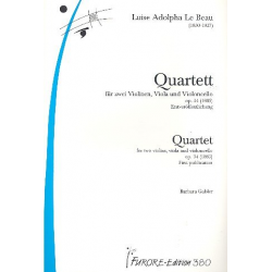 Streichquartett op.34 -Louise Adolpha Le Beau