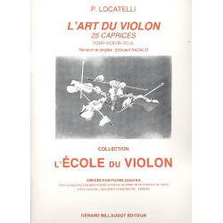 25 caprices pour violon seul - Pietro Locatelli