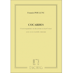 COCARDES : CHANSONS POPULAIRES -Francis Poulenc