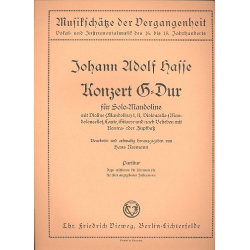 Konzert G-Dur -Johann Adolf Hasse