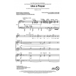 Like A Prayer featured On Glee -Madonna / Arr.Adam Anders