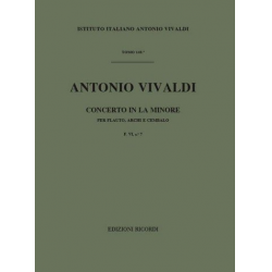 Concerto in la minore : per flauto, archi e -Antonio Vivaldi