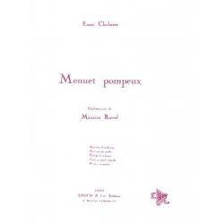 Menuet pompeux -Alexis Emmanuel Chabrier