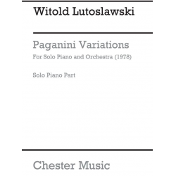 Paganini Variations for -Witold Lutoslawski