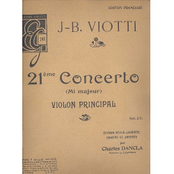 Concerto mi majeur no.21 -Giovanni Battista Viotti
