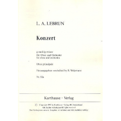 Konzert g-Moll Nr.2 für Oboe und Orchester -Ludwig August Lebrun