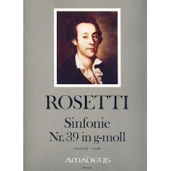 Sinfonie g-Moll Nr.39 (RWVA42) - -Francesco Antonio Rosetti (Rößler)