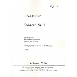 Konzert g-Moll Nr.2 für Oboe und Orchester -Ludwig August Lebrun