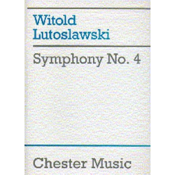 Symphony no.4 for orchestra -Witold Lutoslawski