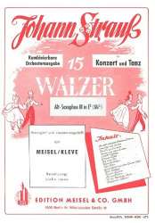 15 Walzer von Strauß -Johann Strauß / Strauss (Sohn)