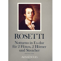 Notturno Es-Dur - für 2 Flöten, -Francesco Antonio Rosetti (Rößler)