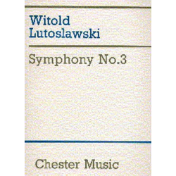 Symphony no.3 for orchestra -Witold Lutoslawski
