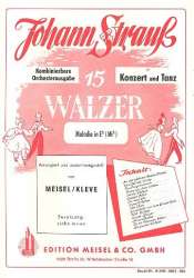 15 Walzer für Konzert und Tanz -Johann Strauß / Strauss (Sohn)