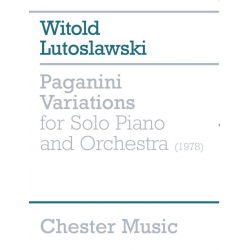Paganini Variations for piano and -Witold Lutoslawski