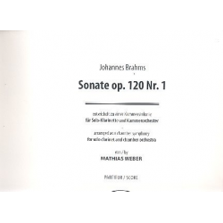 Kammersinfonie nach Sonate op.120,1 -Johannes Brahms