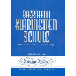 Klarinettenschule Erster Teil op. 63 -Carl Baermann
