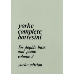 Yorke Complete Bottesini vol.3 -Giovanni Bottesini