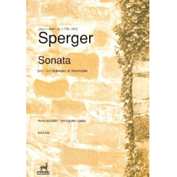 Sonate -Johann Mathias Sperger