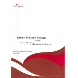 Konzert A-Dur Nr.17 für Kontrabass und Orchester -Johann Mathias Sperger