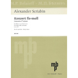 Konzert fis-Moll op.20 für -Alexander Skrjabin / Scriabin