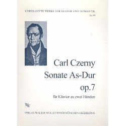 Sonate As-Dur op.7 für Klavier -Carl Czerny