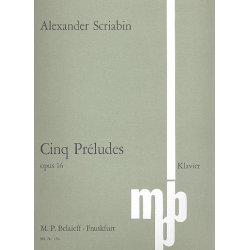 5 Préludes op.16 -Alexander Skrjabin / Scriabin